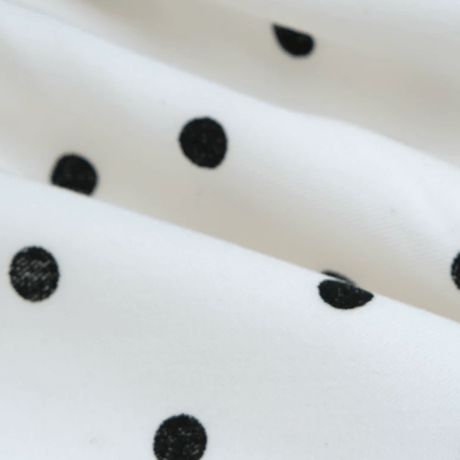[予約] Polka Dot Peplum Dress
