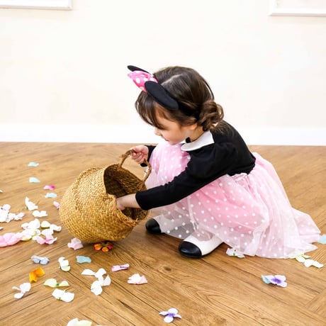 [即納]  Minnie Dress (pink)/ Mini Recipe  ( M, XL_size のみ）