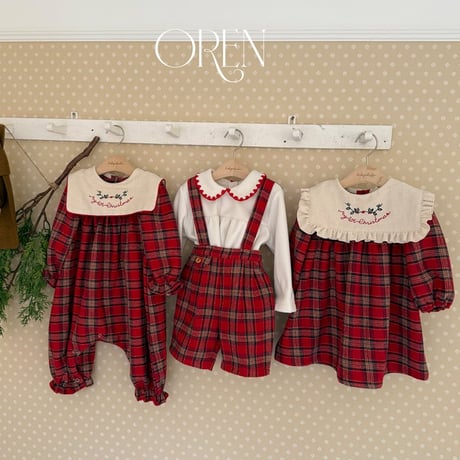 [予約] Eve Check Suit/ OREN by Hibyebebe