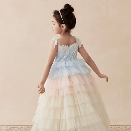 [予約] rainbow fairy tutu dress