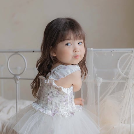 [予約] Flora Tulle Swimwear (Kids) / OREN by Hibyebebe