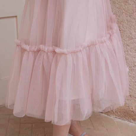 [即納] Courtney blossom tutu dress  ( 110_ size のみ   )