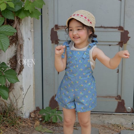 [予約] Camellia Jumper Overall / OREN by Hibyebebe