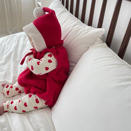 [即納]  Christmas suit + hat set (Santa) /Jea ya bebe