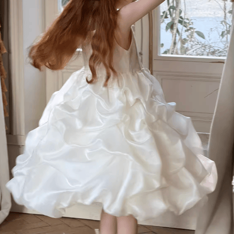 [予約] Pearl Cloud Dress / little time