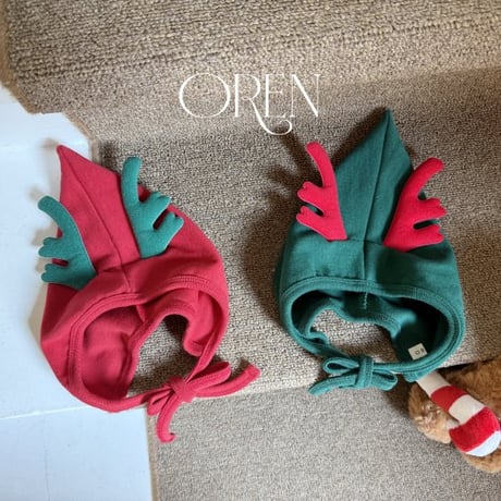 [予約] Rudolph horn Bonnet / OREN by Hibyebebe