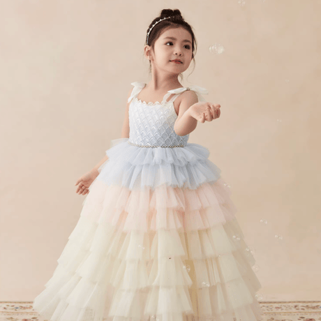 [予約] rainbow fairy tutu dress