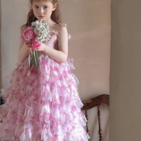 [即納] 6023 dress / o.taly  (Light pink 120 sizeのみ)