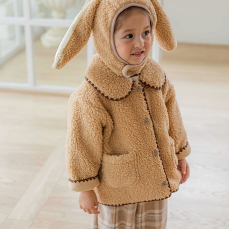 [即納] Rabbit Dumble Hat/M.kids(Cream のみ)