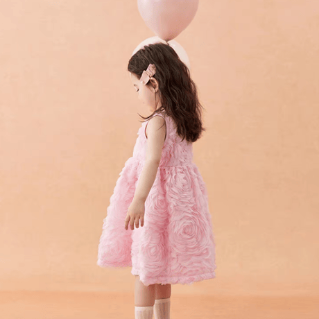 [予約] Pink Rosy Petal Dress