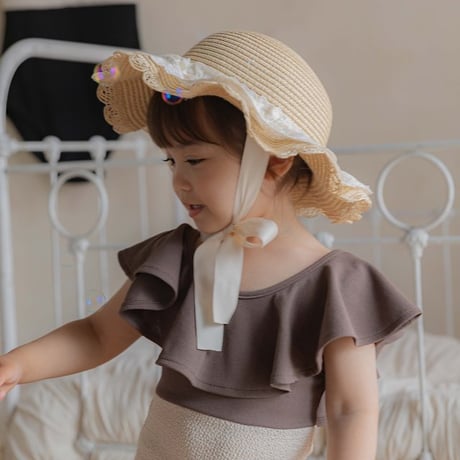 [予約] Pepe Color Block Swimsuit (Kids)/ OREN by Hibyebebe
