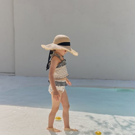 [予約] Serene Raffia sun hat / OREN by Hibyebebe
