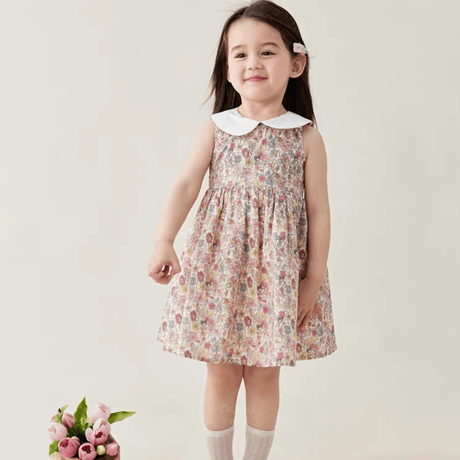 [予約] Petite Fleur Collar Dress