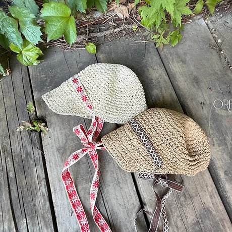 [予約] Rosier string cap / OREN by Hibyebebe