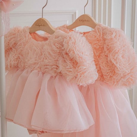 [即納] Blossom Rose dress / OREN by Hibyebebe  (S、M size のみ)