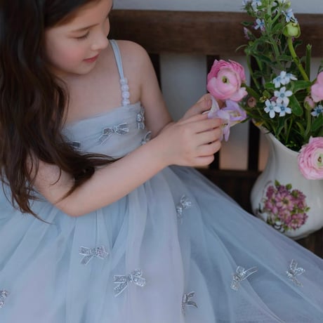 [予約] maison blue ribbon dress