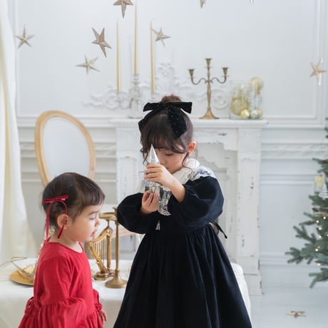 [即納] Elizabeth Christmas dress_Black / Eugenie Candys （M, L _ size のみ）