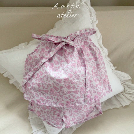 [即納] tambourine blouse / Aosta(blueS_yellowS,Mのみ)