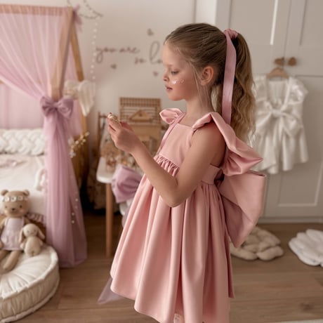 【予約】Blush Grace Dress/ nelia wears