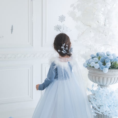 [即納]  snow queen  dress  ( 3, 5_size のみ）
