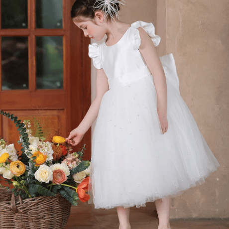 [予約] Angel Wing Pearl Dress