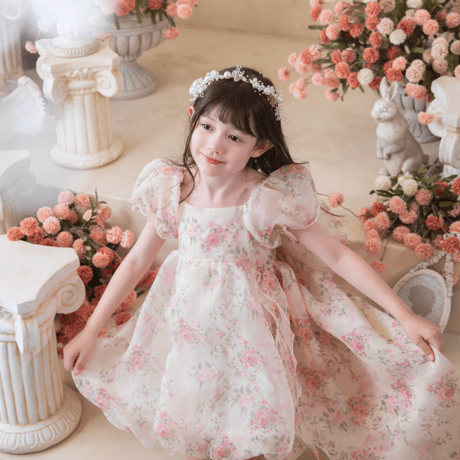 [予約] Flower garden dress