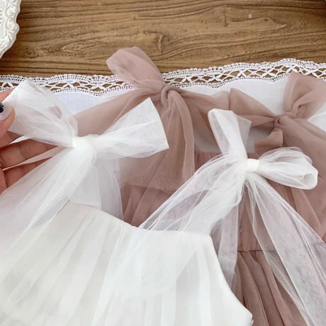 [予約] Dreaming Ribbon suit (pink/white)