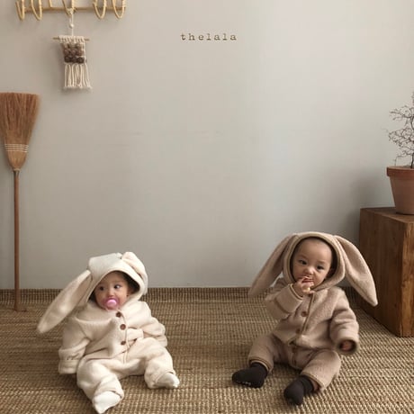 [即納] Puff Rabbit Suit / thelala (Ivory XSのみ)