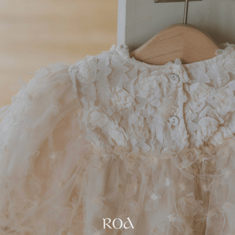 [即納]  Bell dress/ Roa （cream XS, L_ size のみ）