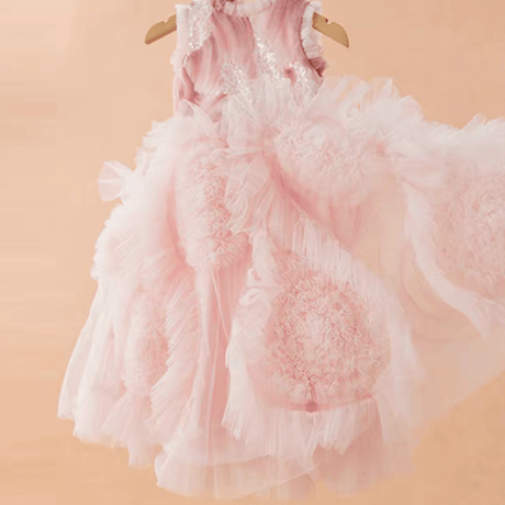 [予約] Pink Fluffy Tulle Dress