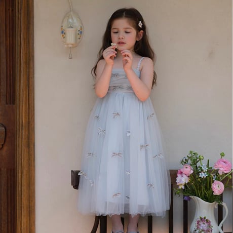[予約] maison blue ribbon dress