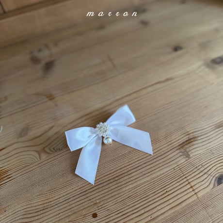 [予約] elena brooch /marron