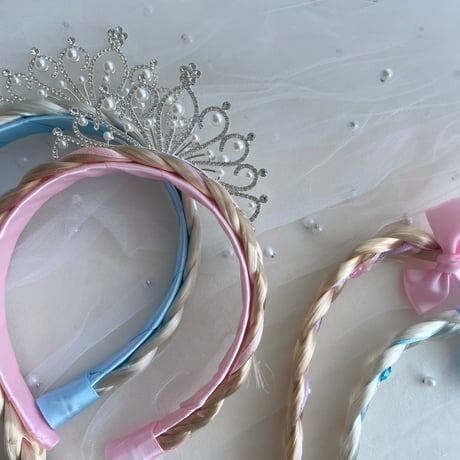 [予約] Jewelry crown long hairband