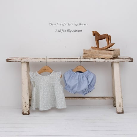 [即納]  Lauren Frill shirt /M.kids  ( M_size のみ）