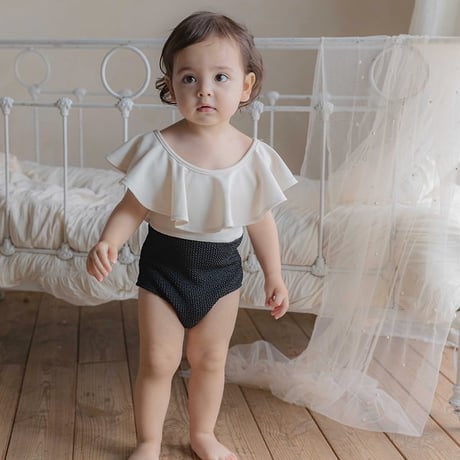 [予約] Pepe Color Block Swimsuit (Kids)/ OREN by Hibyebebe
