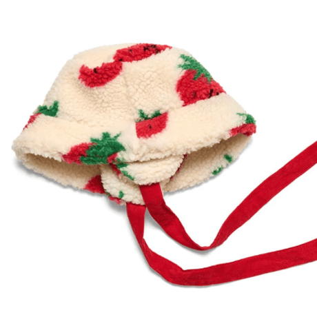 [即納]  Sweet berry earmuffs bucket hat