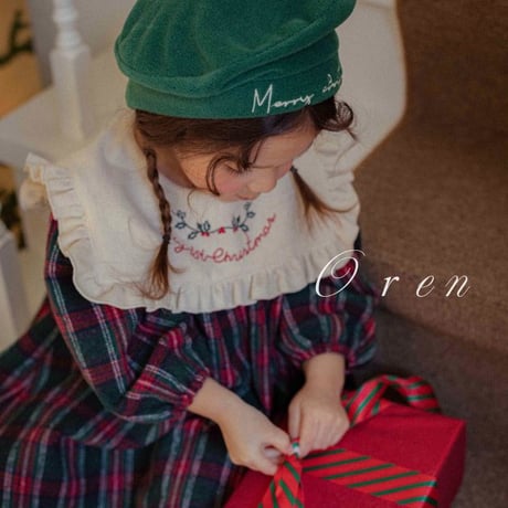 [予約] Eve Check dress/ OREN by Hibyebebe