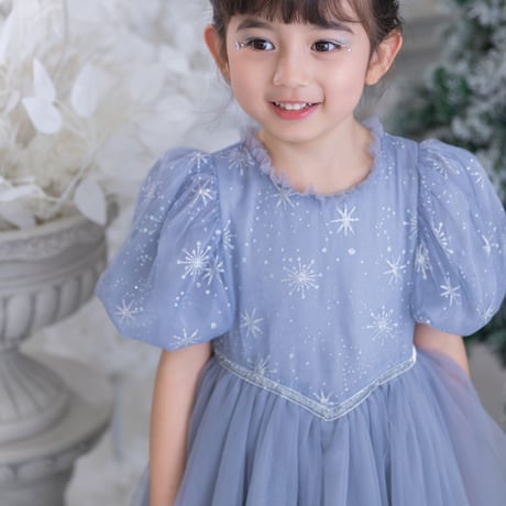 【予約】princess ice blue dress
