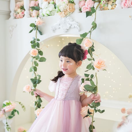 [即納] princess pink forest dress  (100 size のみ)