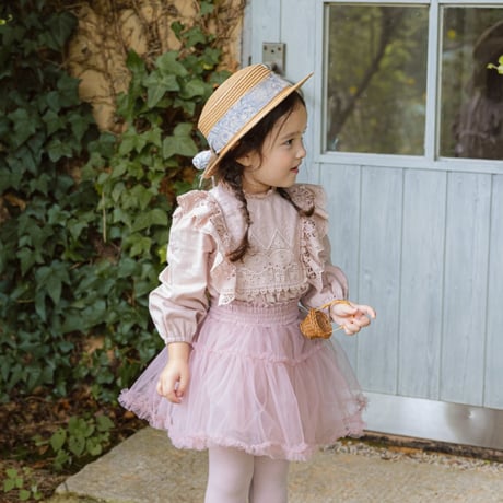 [即納] Roan Blouse/puella FLO （Pink 9 _ size のみ）