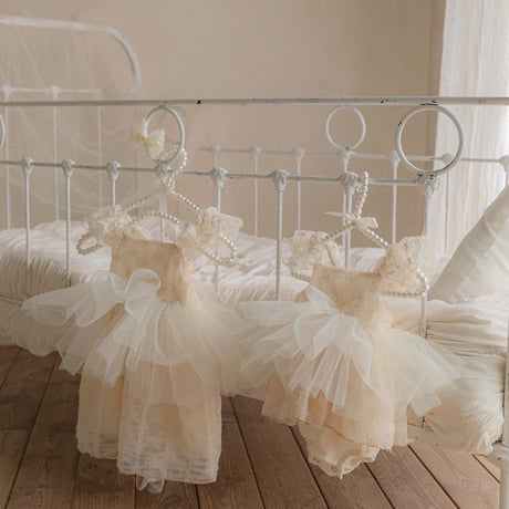 [予約] Shiny Sha dress (kids)/ OREN by Hibyebebe