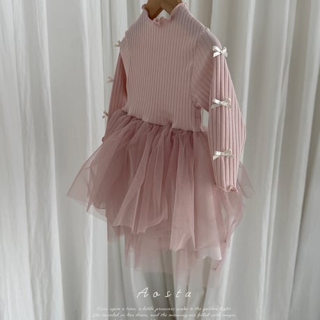 [即納]  Camellia Dress / Aosta （　Ivory XL＿のみ）