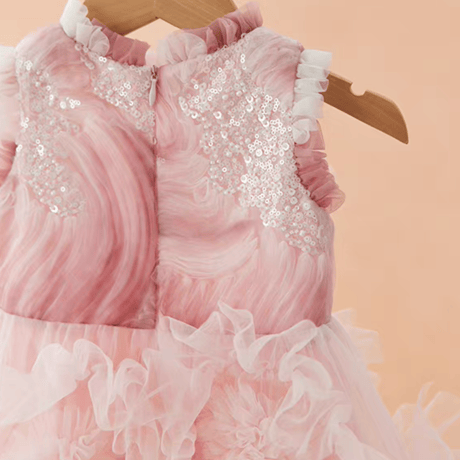 [予約] Pink Fluffy Tulle Dress