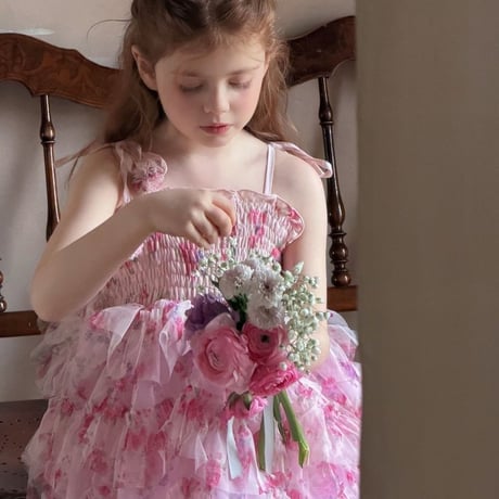 [即納] 6023 dress / o.taly  (Light pink 120 sizeのみ)