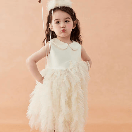 [予約] Cream Puff Tulle Dress