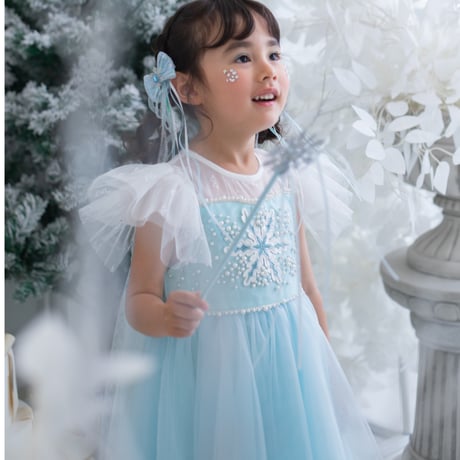 [即納] princess blue snow dress ( 2 _ size のみ)
