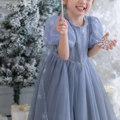 【予約】princess ice blue dress