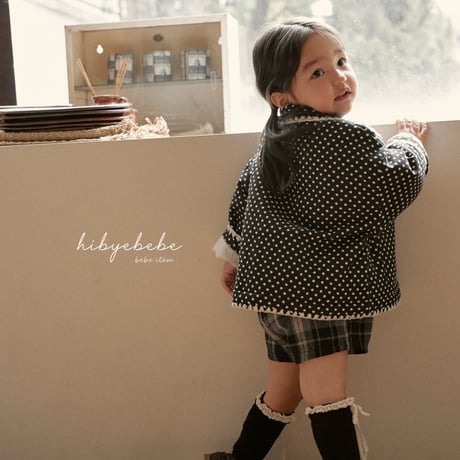 [即納] Shushu Melo Jacket/ Hibyebebe （Black M _ size のみ）