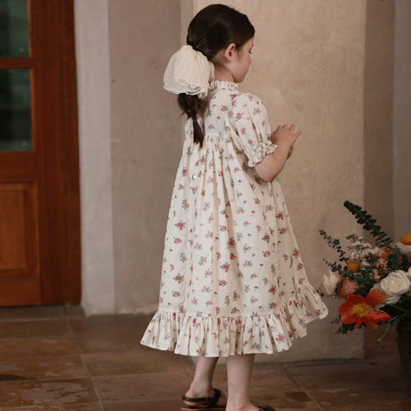 [予約] Antique Floral Dress