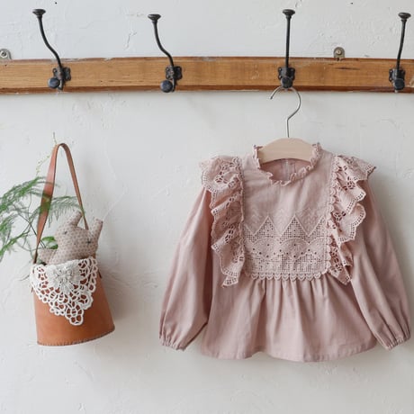 [即納] Roan Blouse/puella FLO （Pink 9 _ size のみ）